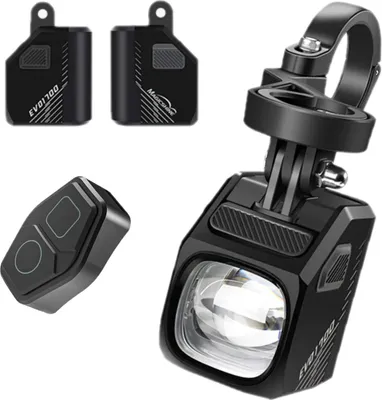 Produktbild von MAGICSHINE EVO 1700 USB-Frontlicht fürs Fahrrad + Fernbedienung GARMIN GOPRO Halterung