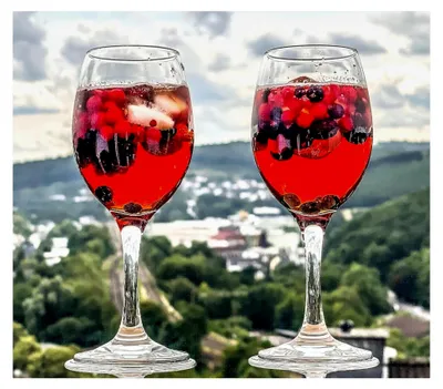 Produktbild von Aperol Spritz Gläser Achenbach - Lillet Wild Berry Gläser, 310ml, für Aperol Spritz, Lillet, Hugo, Amalfi, Cocktails, 6 Stück