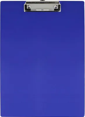 Produktbild von WESTCOTT Klemmbrett mit Folienüberzug DIN A4 blau