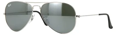 Zdjęcie produktu dla Ray-Ban Aviator Mirror, Dorosły, Męski, Aviator, Aviator, Oprawki pełne, Srebrny