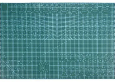 Obrázek produktu pro Verk 11351 Podložka na řezání a stříhání oboustranná A1 zelená