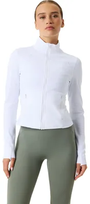 Image de Björn Borg - Vêtement de superposition zippé, couleur blanc brillant