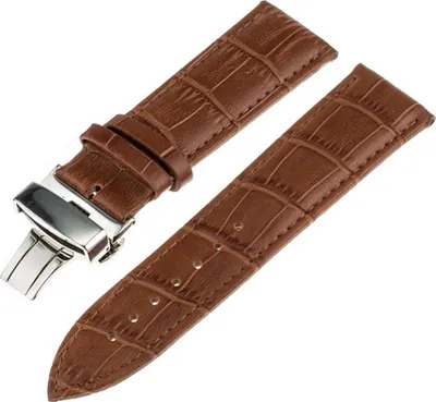 Produktbild von Strap-it Polar Ignite 3 Luxus-Lederarmband (Braun)