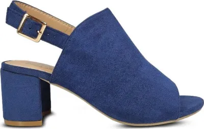 Produktbild von Damen Sandalen Espadrilles Komfort Mittel Heel Strandschuhe Miros Blau Gr.37