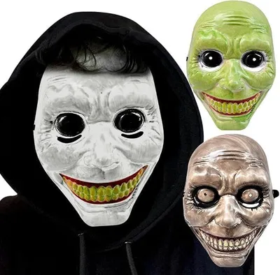 Immagine prodotto di Maschere di Halloween per adulti, confezione da 12 pezzi, accessori per feste di Halloween