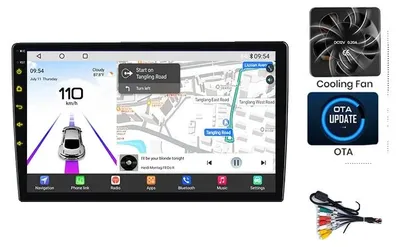 Produktbild von Carplay, Multimedia-Unterstützung, Lenkradsteuerung, kompatibel mit Suzuki Swift 2003-2010, PX4 (6GB 128GB)