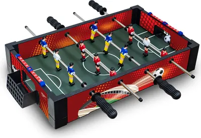 Produktbild von Carromco Kicker Fast-Kick-XM Tischauflage Mini-Tischkicker Tischfußball 2x Kickerbälle Klicksystem Kickertisch