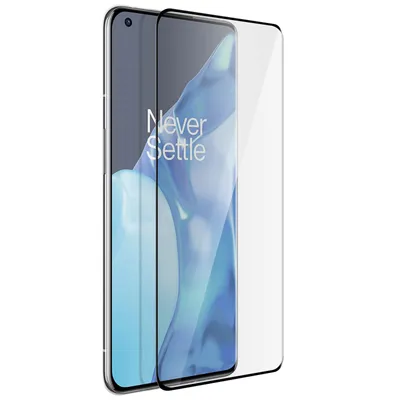 Image de protection d'écran en verre de dureté 9H Oneplus 9 Pro - bord noir