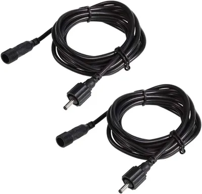 Produktbild von Gartenbeleuchtung mit Erdspieß – Gartenlampe mit Kabel für den Außenbereich – 2 Meter Verlängerungskabel für 6 Gartenlampen