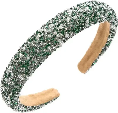 Produktbild von Elegantes grünes Stirnband GI-30173 für besondere Anlässe KP30173