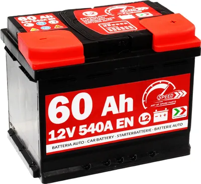 Immagine prodotto di Batteria auto SPEED 12V 60Ah 540A