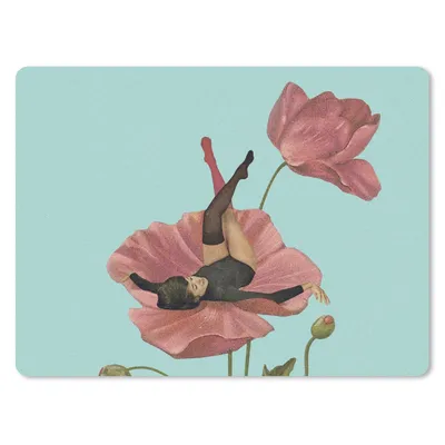 Produktbild von MuchoWow® Mauspad Mousepad Träume - Vintage - Frauen 40x30 cm - Mousepads - Maus Mat - Pad - Mausunterlage - Anti Rutsch
