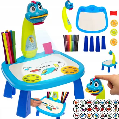 Produktbild von Zeichenprojektor für Kinder, Tisch zum Zeichnenlernen, Projektorfolien