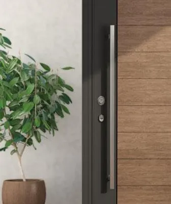Obrázok produktu pre Nerezová madla „TEXAS“ 25 x 25 x 500 mm, rozstup 300 mm – farba: saténová nerezová