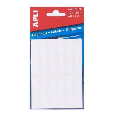 Produktbild von Apli - Schmucketiketten ft 10 x 49 mm (B x H), Packung mit 48 Stück, manuelle Beschriftung