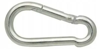 Produktbild von Begris Karabiner 9x90mm verzinkt Feuerwehrkarabiner für Seil