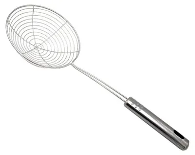 Produktbild von Schaumkelle Schaumlöffel Edelstahl Schöpfkelle Sieblöffel Ø 14cm