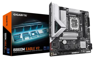 Productafbeelding van Motherboard - GIGABYTE - B860M EAGLE V2 - Micro-ATX format - Intel B860 chipset - DDR5