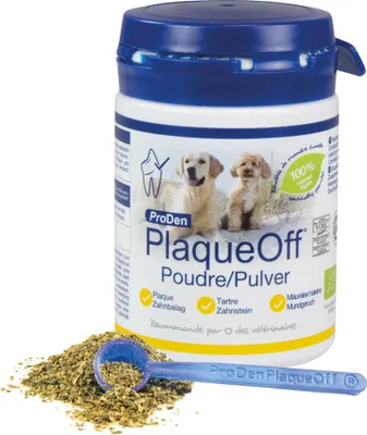 Produktbild von PlaqueOff®-Pulver - zur Vorbeugung und Beseitigung von schlechtem Atem und Zahnstein   