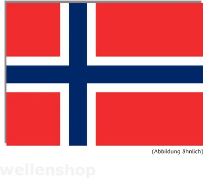 Produktbild von Flagge Norwegen 50 x 75 cm Polyester uv-beständig & robust
