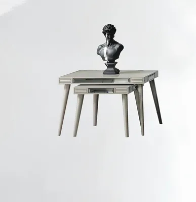 Produktbild von Gruppe Beistelltische 2tlg Kaffeetische Sofatische Silber Wohnzimmer