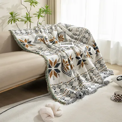 Produktbild von Geometrisch Sofa-Decke Sofabezug Wohndecken Couchdecke Tagesdecke Sofa überzug Couch überzug Für Bett Sofa Schlafzimmer,180*300cm