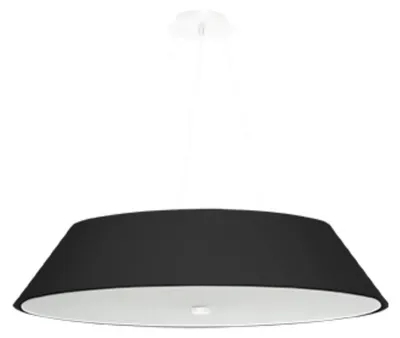 Obrázok produktu pre Luster VEGA 70 čierny 5xE27 15W tkanina/sklo/oceľ 105x70x70cm Sollux Lighting