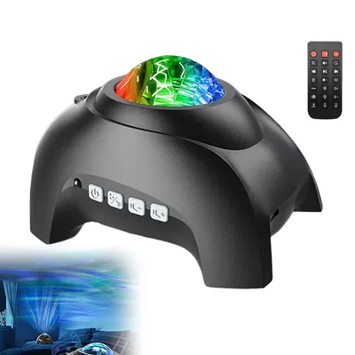 Produktbild von Sternenhimmel Projektor,LED Sternenhimmel Projektor,Bluetooth 5.0 Musikbox mit 14 Wasserwellen-Modi, 8 Beruhigenden Klängen,für Kinder Erwachsene Geschenk