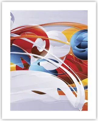 Produktbild von Poster - Poster ohne Rahmen - Abstraktion modern - 40x50 cm - Wand Bild - Wanddeko - Wandbilder - Kunstposter - Wandposter - Bilder - Kunstdruck - Wanddekoration - Wandbild - P2XPA40x50-3529