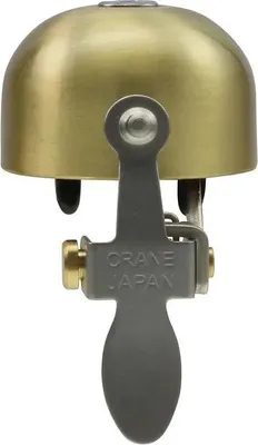 Produktbild von Fahrradklingel - E-Ne-Klemme - Bandhalterung - Mattgold - Crane Bell