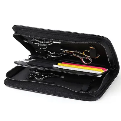 Produktbild von Friseurscheren-Etui, Aufbewahrungstasche für Friseurwerkzeuge, Organizer für Scheren und Kämme