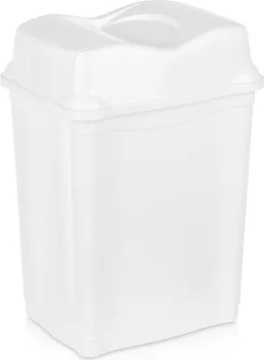 Immagine prodotto di Cestino per rifiuti in plastica bianco 28 l