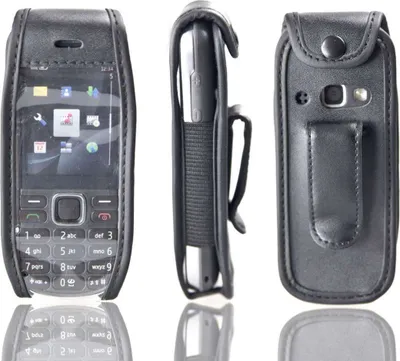 Zdjęcie produktu dla Ledertasche mit Gürtelclip für Nokia 3720
