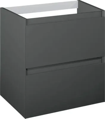 Produktbild von Jungborn Waschtischunterschrank DECEM BxHxT 600 x 635 x 458 mm Frontfarbe anthrazit matt