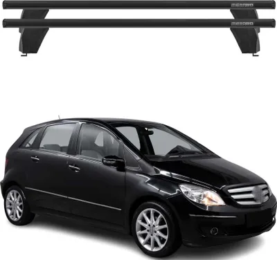 Produktbild von Menabo Dachträger für Mercedes B Klasse W245 2005-2011 75kg Alu Schwarz 2x