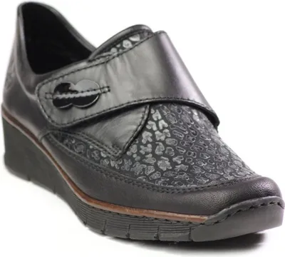 Produktbild von Rieker 537C0-00 - Rieker Slipper Schwarz  Rieker Farbe: schwarz, Größe: 40,