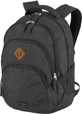 Immagine prodotto di travelite zaino per il tempo libero zaino con scomparto per laptop Basic Melange Backpack 22L Anthracite grigio