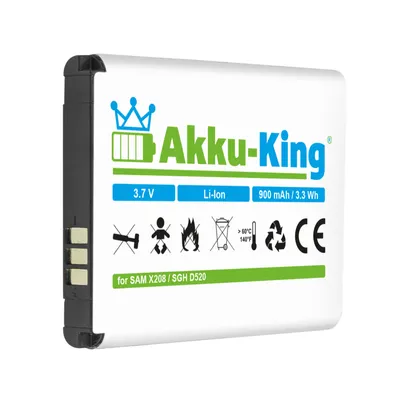 Produktbild von Akku kompatibel mit Samsung AB553446BE, BU - für SGHP900, P910, i320, B100, B2100, M110, E1180 LiIon
