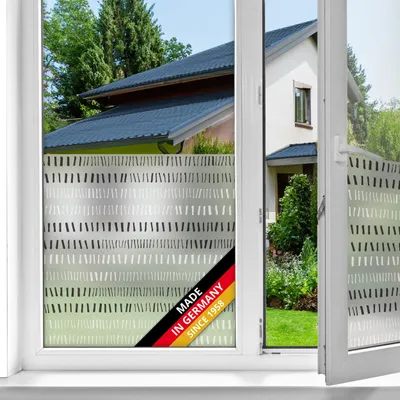 Fensterfolie Linienmuster 45 cm x 1,5 m selbsthaftend blickdicht