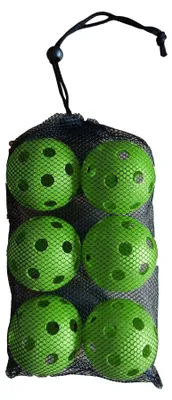 Obrázok produktu pre Sada florbalových loptičiek Sedco Green - 6 ks.