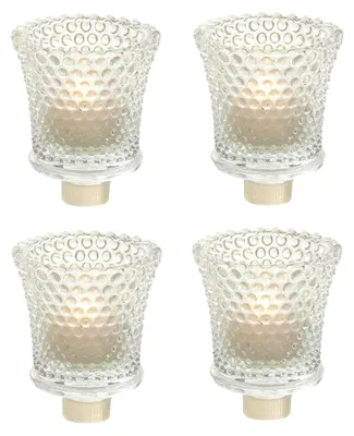 Produktbild von Teelichthalter aus Glas für Kerzenständer - 4er Set