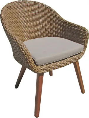 Produktbild von 2er Set Stuhl Gartenstuhl Sessel Gartensessel mit Auflage