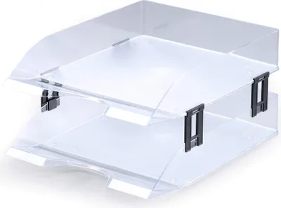 Image de DURABLE Bac à courrier BASIC A4, Transparent, 1701672400