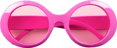 Produktbild von Discobrille 80er Jahre pink - Einheitsgröße