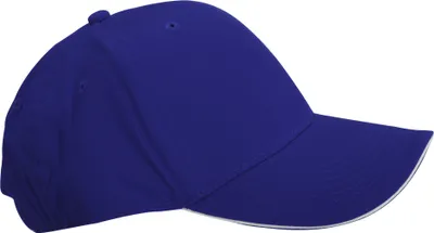 Produktbild von Beechfield Uni Athleisure Baseball Kappe Baumwolle BC3433 (Einheitsgröße) (French Blau/Weiß)