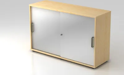 Produktbild von Schiebetürschrank 1752S SG, 2 OH 120 x 40 x 74,8 cm (BxTxH)