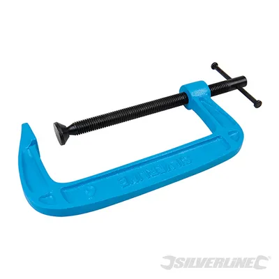 Obrázok produktu pre Svorka Silverline s C-skrutkou, ľahká konštrukcia 150 mm