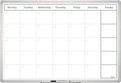 Produktbild von Monatliche Planungstafel 60x90 ENG Neues Design