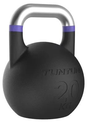 Produktbild von Tunturi Platinum Competition Kettlebell – 20 kg – Inkl. er Fitness-App