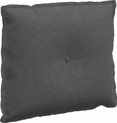 Image de vidaXL Coussin dorsal gris foncé 60 x 50 cm Tissu velours côtelé